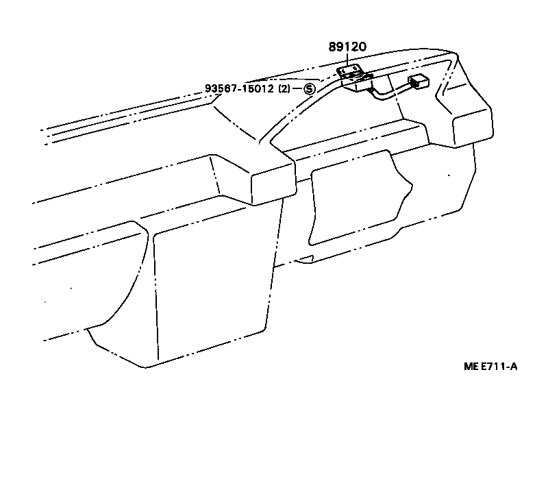 89120-22010 SENSOR, AUTOMATIC LIGHT CONTROL product image