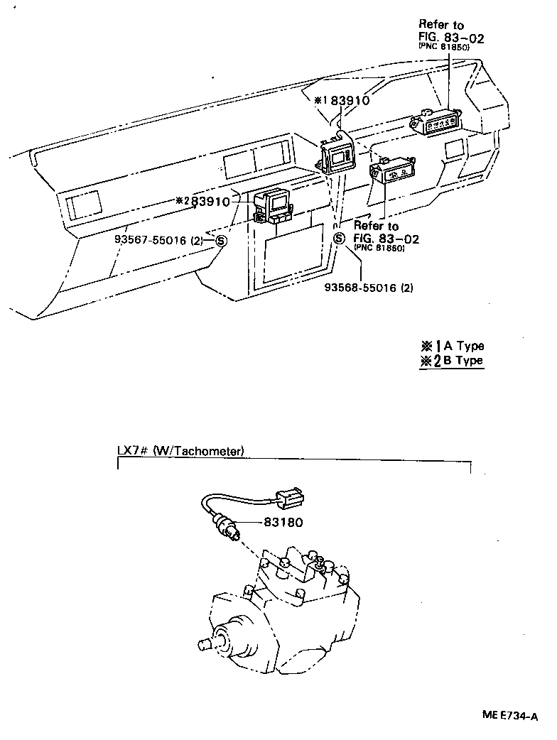 83131-22550 DIAL, METER, NO.1 product image