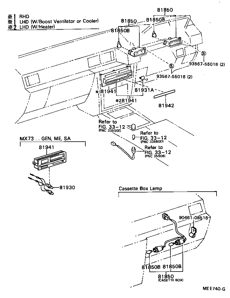 81850-22220 LAMP ASSY, INDICATOR product image