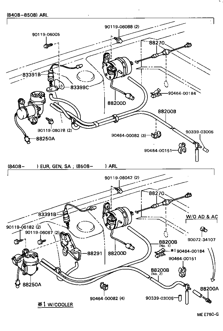 83731-22011 CABLE ASSY, CRUISE CONTROL(AUTO DRIVE) product image
