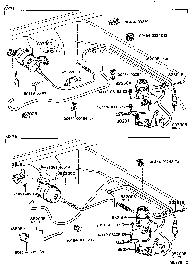 83731-22011 CABLE ASSY, CRUISE CONTROL(AUTO DRIVE) product image