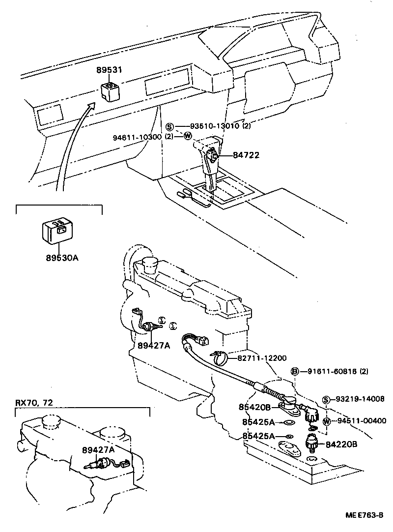 89530-22150 COMPUTER ASSY, TRANSMISSION CONTROL product image
