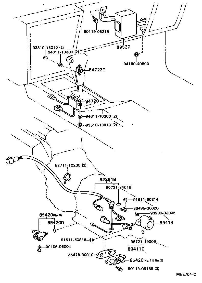 89411-22050 SENSOR, SPEED product image