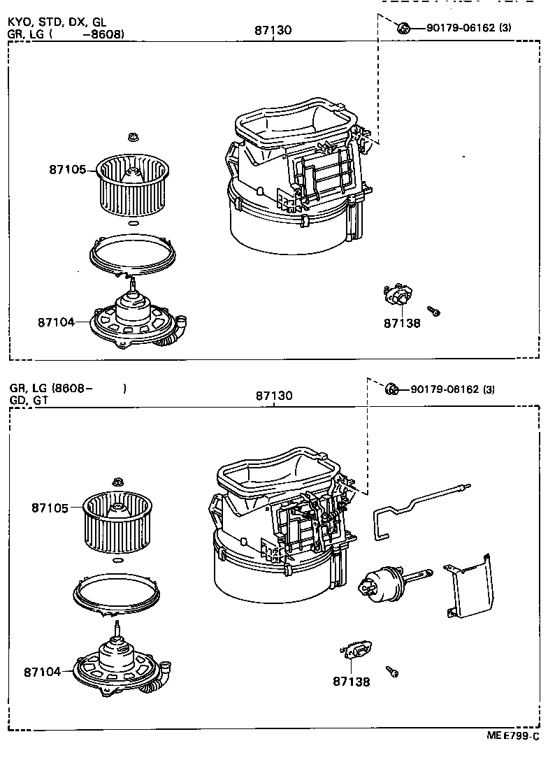 87150-22370 RADIATOR ASSY, HEATER product image
