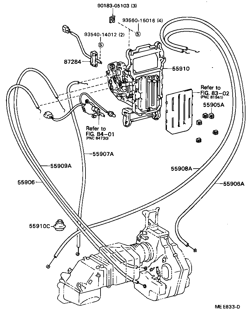 55910-95408 CONTROL ASSY, HEATER OR BOOST VENTILATOR product image
