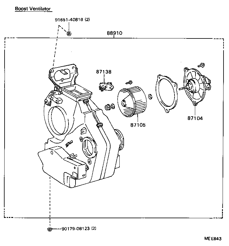 87138-95408 RESISTOR, HEATER BLOWER product image