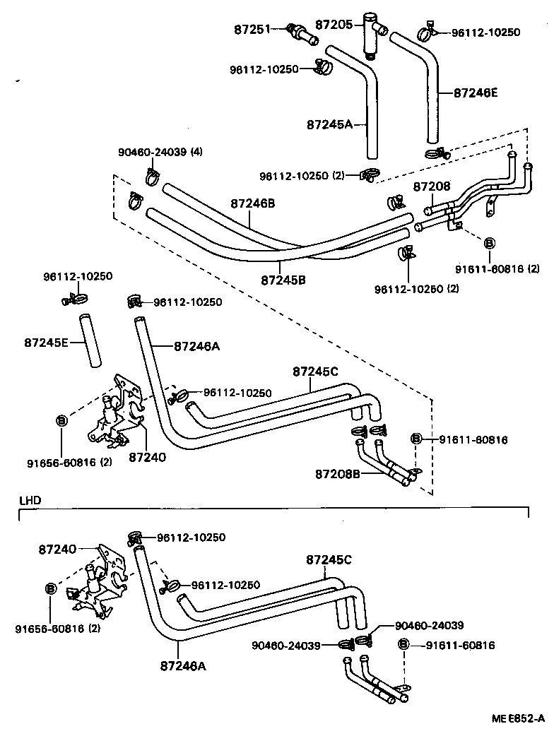 87205-95400 VALVE, INLET WATER HOSE product image