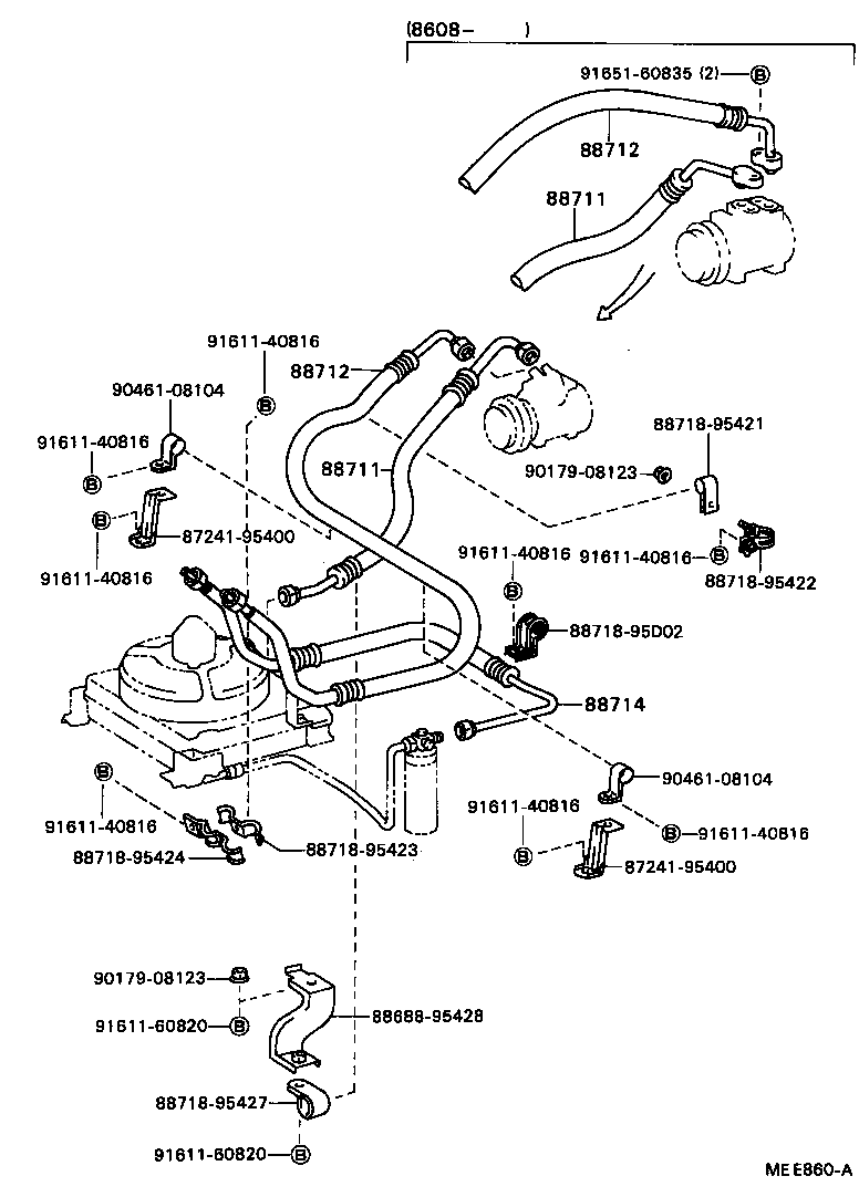 87138-95411 RESISTOR, BLOWER (FOR COOLER CONDENSER MOTOR) product image