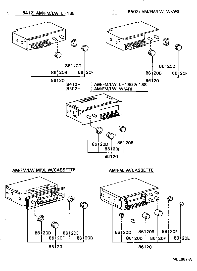 86212-32030 BRACKET, RADIO, NO.2 product image