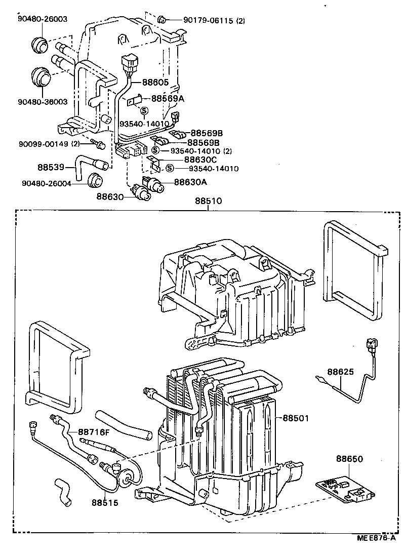 88605-22320 HARNESS SUB-ASSY, COOLER WIRING, NO.1 product image