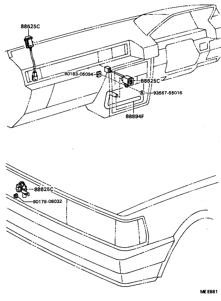 55085-22150 DUCT, AIR, SIDE NO.1 RH product image