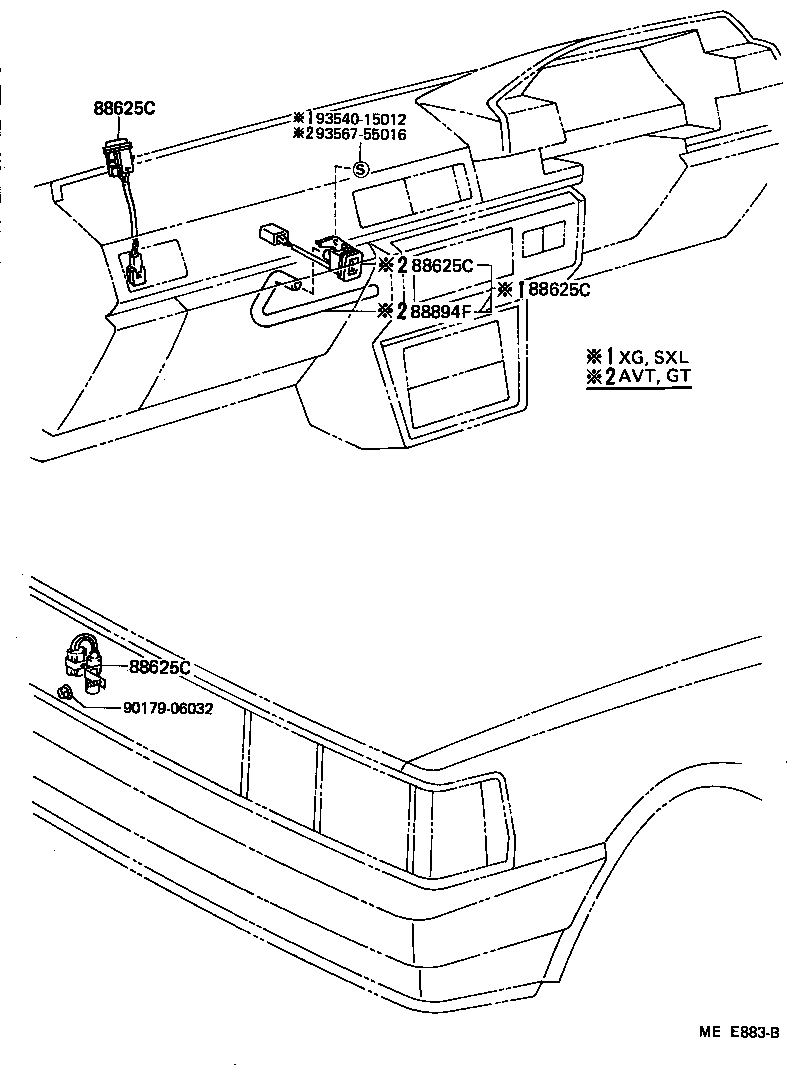 55907-22180 CABLE SUB-ASSY, WATER VALVE CONTROL product image