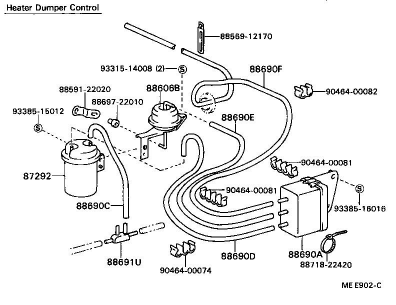 88648-22110 WIRE, AIR CONDITIONER product image