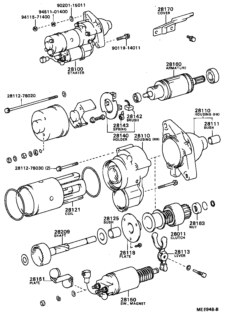 28115-78021 HOUSING ASSY, STARTER DRIVE product image