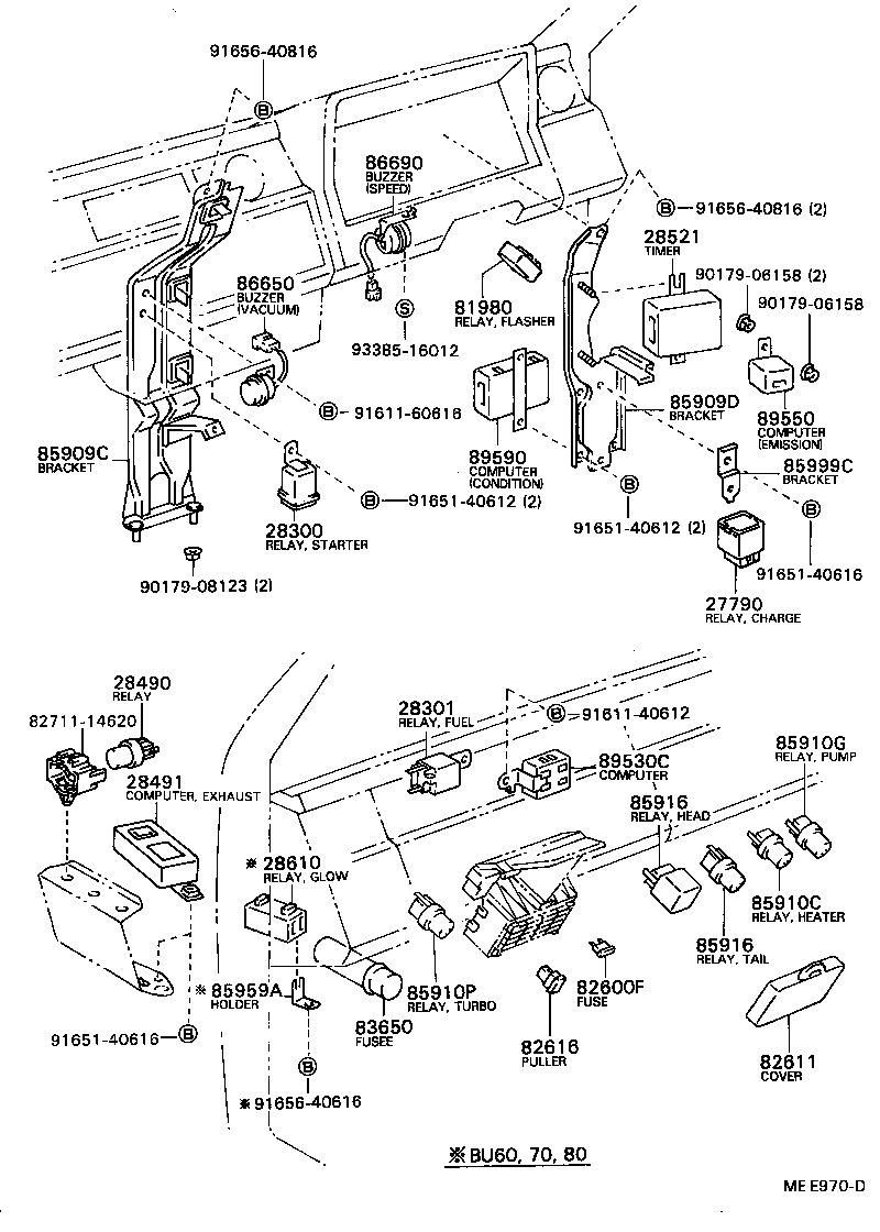 27690-36060 SOLENOID ASSY, W/BRACKET(FOR EXHAUST BRAKE) product image