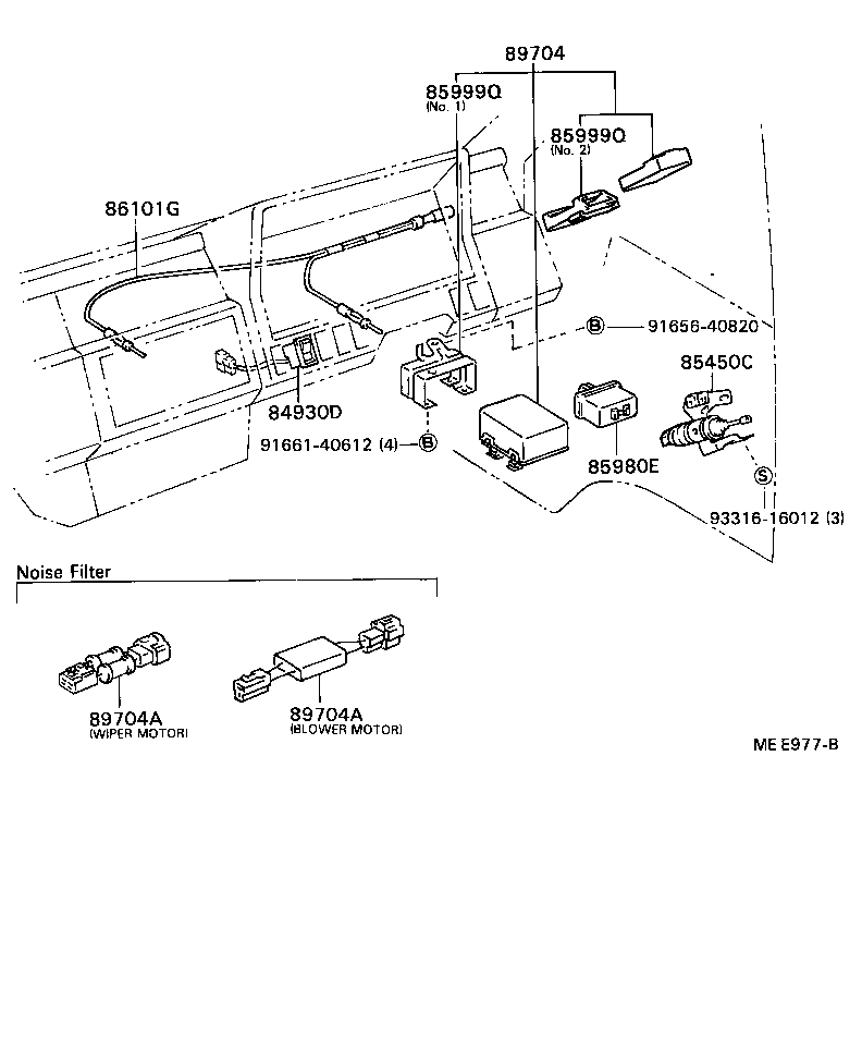 89704-36010 CONTROL SET, WIRELESS DOOR LOCK product image