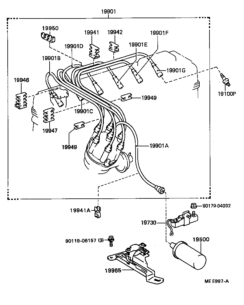 19850-54071 PLUG ASSY, GLOW product image