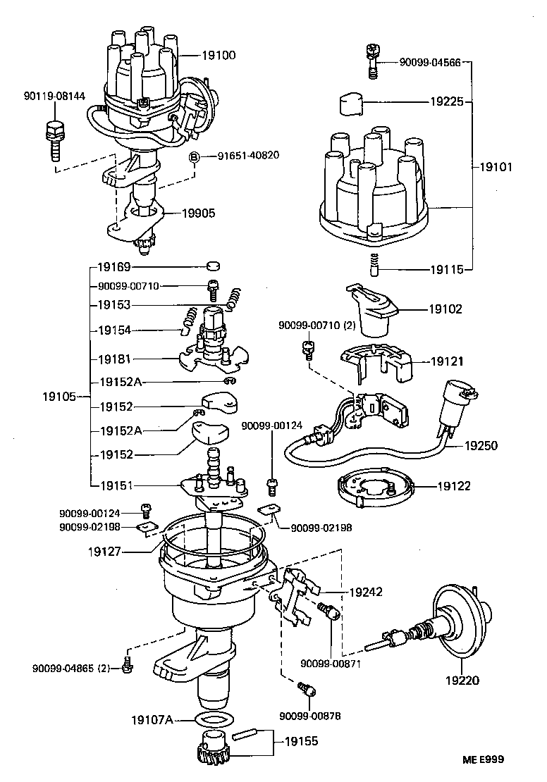 19100-35160 DISTRIBUTOR ASSY product image