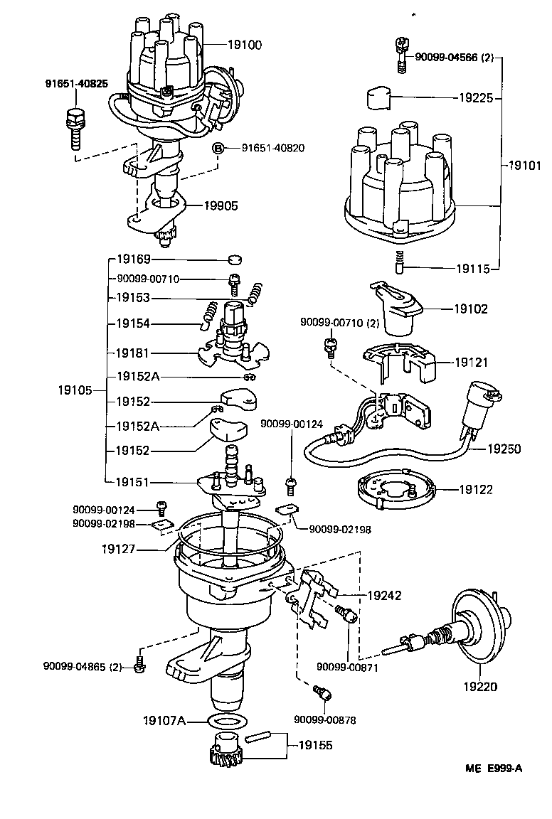 19106-18030 CAM SUB-ASSY, DISTRIBUTOR product image