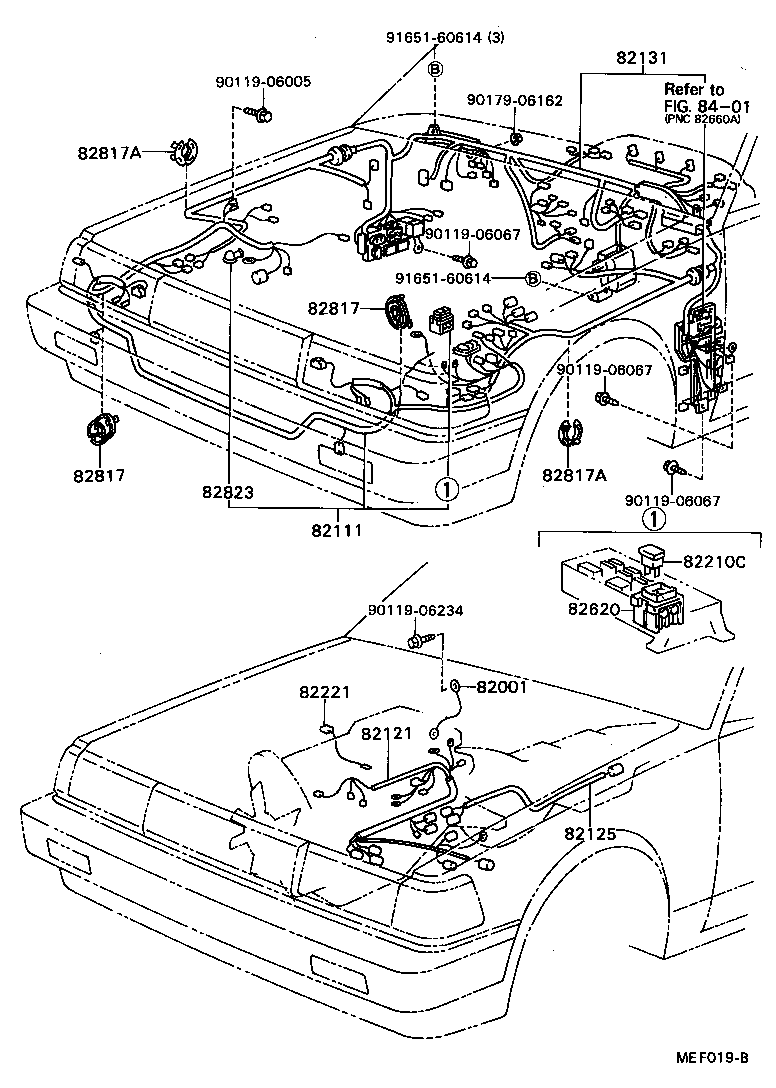 82817-22420 PROTECTOR, WIRING HARNESS, NO.1 product image