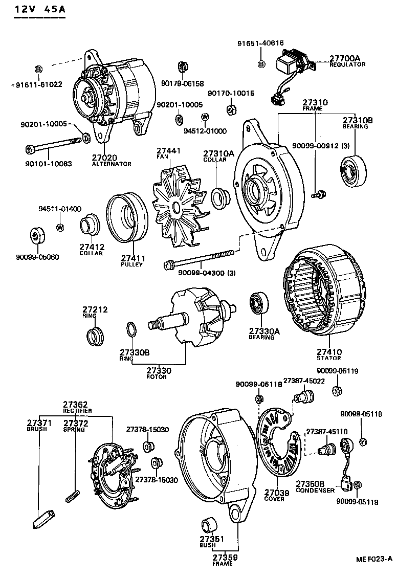 27410-78030 STATOR ASSY, ALTERNATOR product image