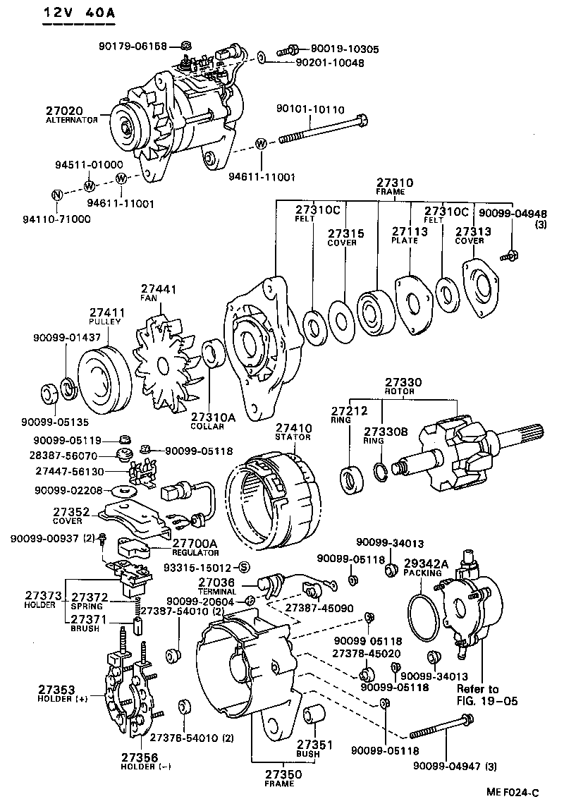 27410-78030 STATOR ASSY, ALTERNATOR product image