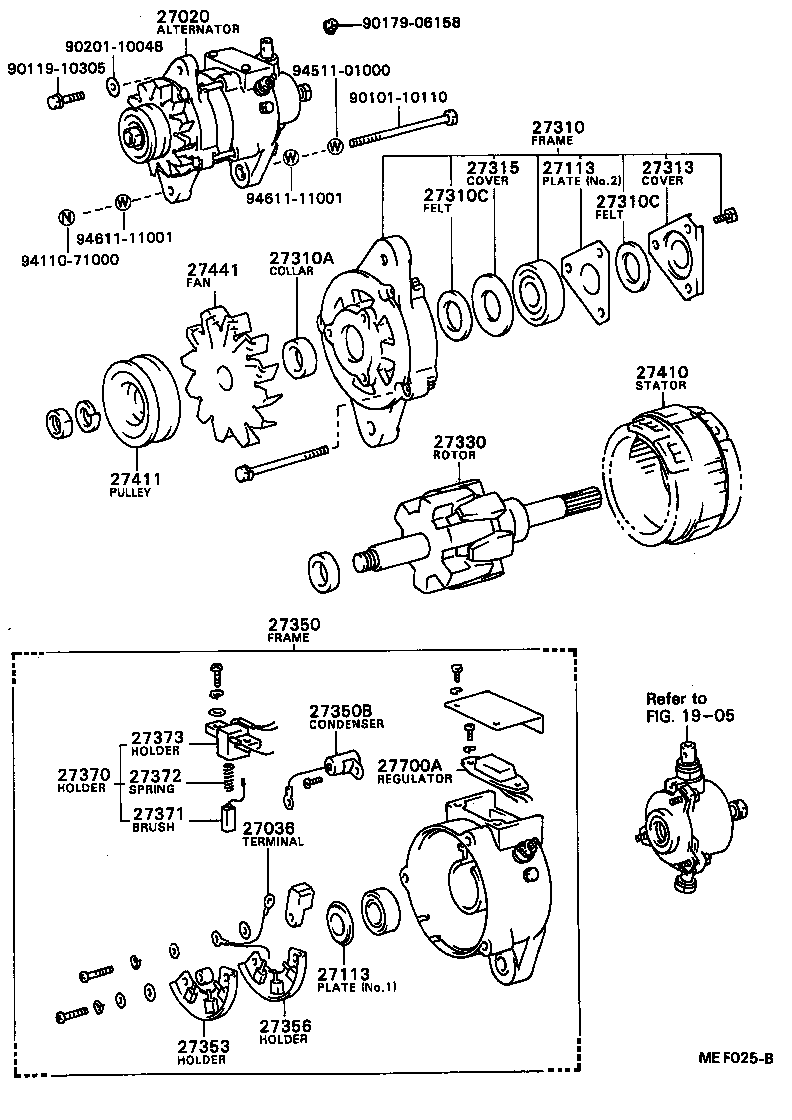 27410-78030 STATOR ASSY, ALTERNATOR product image