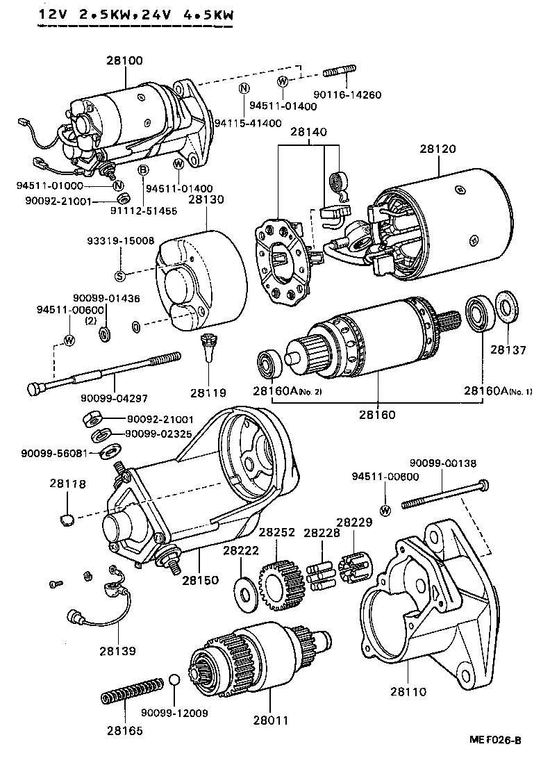 28130-56080 FRAME ASSY, STARTER COMMUTATOR END product image