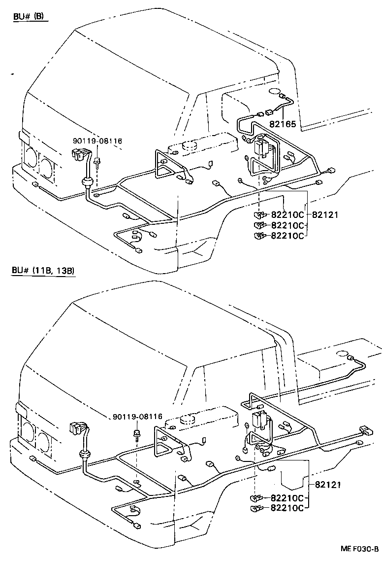 88648-95405 HARNESS ASSY, COOLER product image