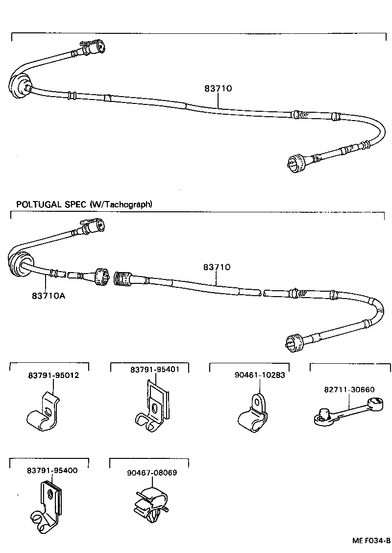 83210-95412 TACHOGRAPH ASSY product image
