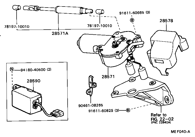 28571-56130 MOTOR, FUEL CONTROL product image
