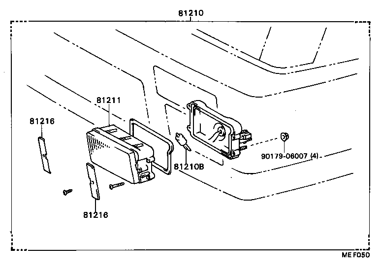 81210-19175 LAMP ASSY, FOG product image