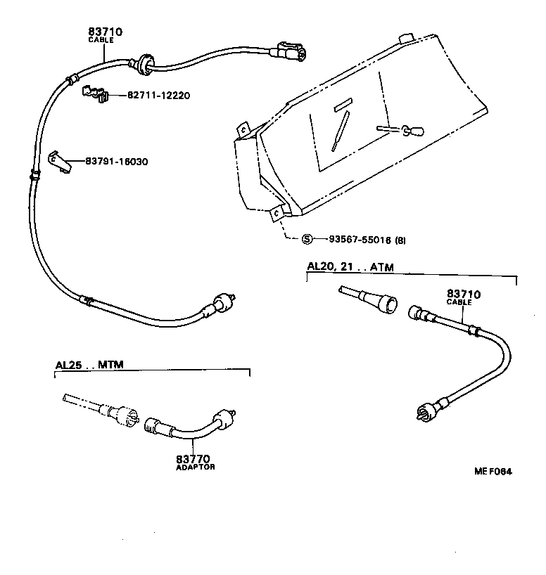 83131-16110 DIAL, METER, NO.1 product image
