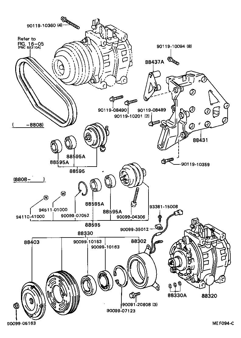 04881-36020 GASKET KIT, OVERHAUL product image