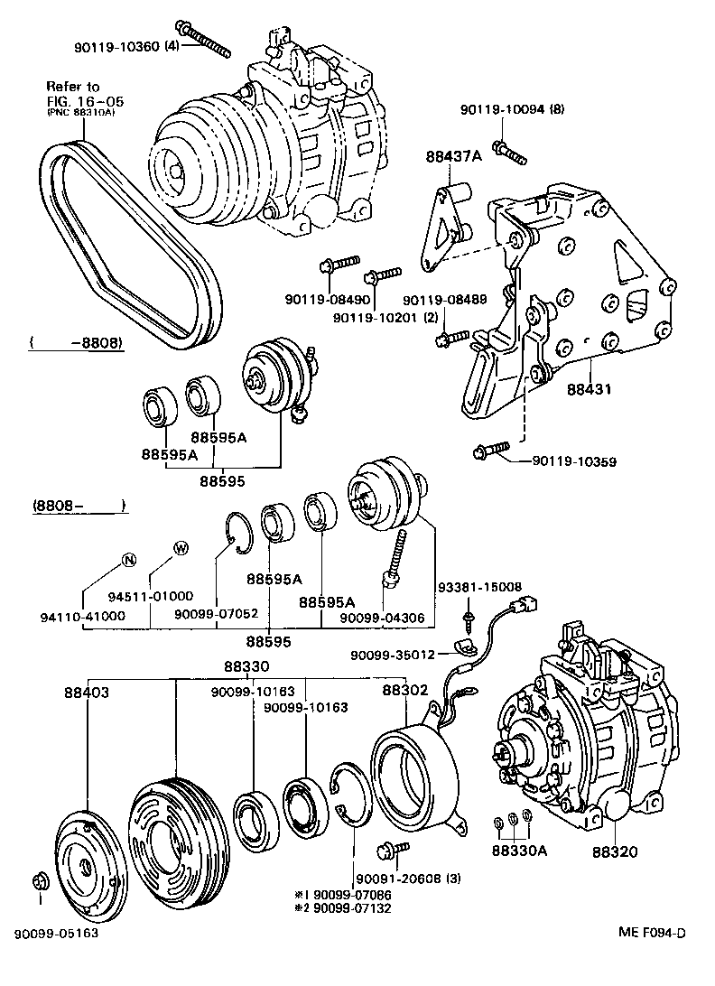 88412-36030 ROTOR SUB-ASSY, MAGNET CLUTCH product image