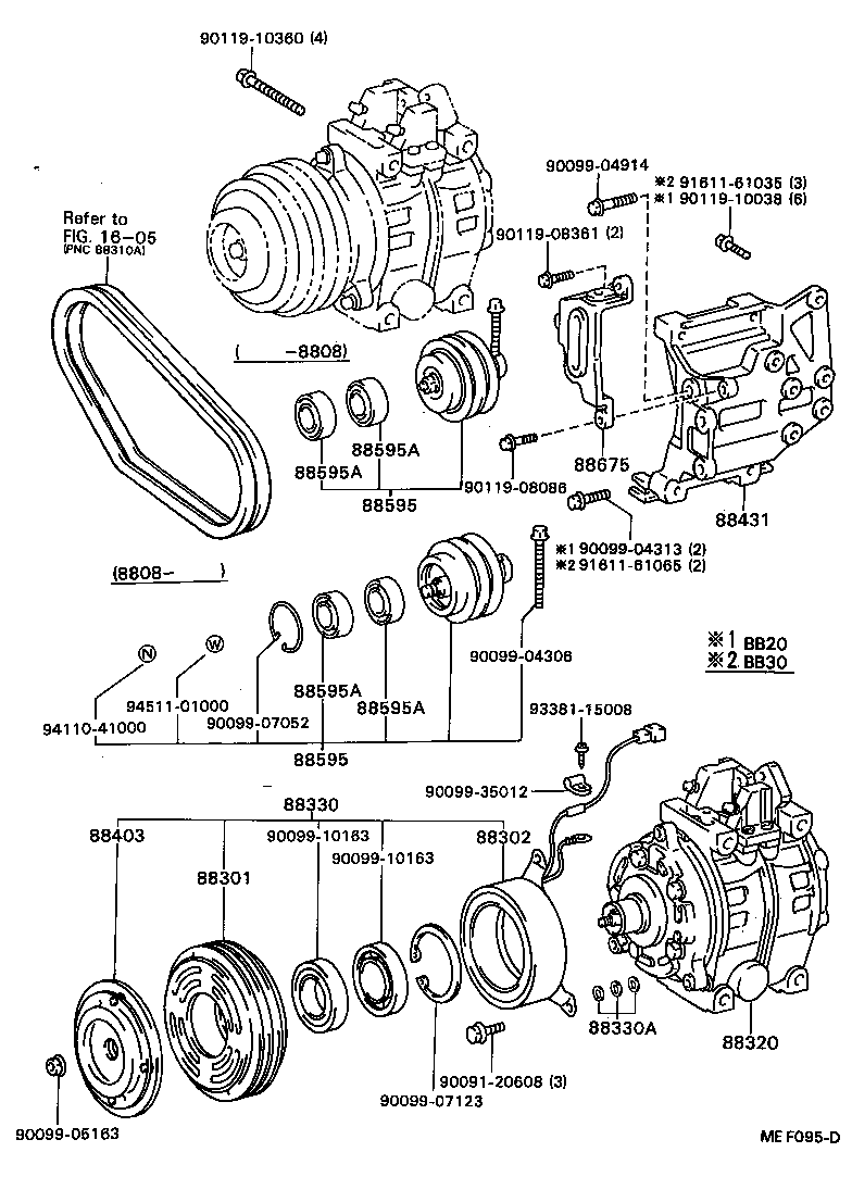 04881-36020 GASKET KIT, OVERHAUL product image