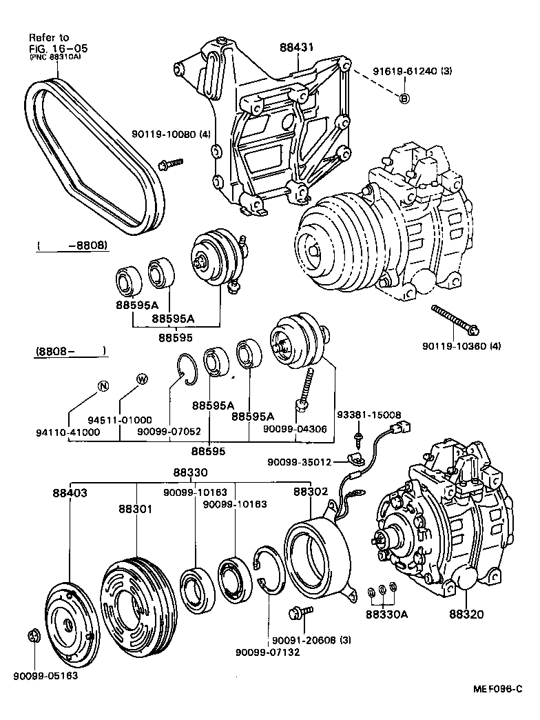 04881-36020 GASKET KIT, OVERHAUL product image