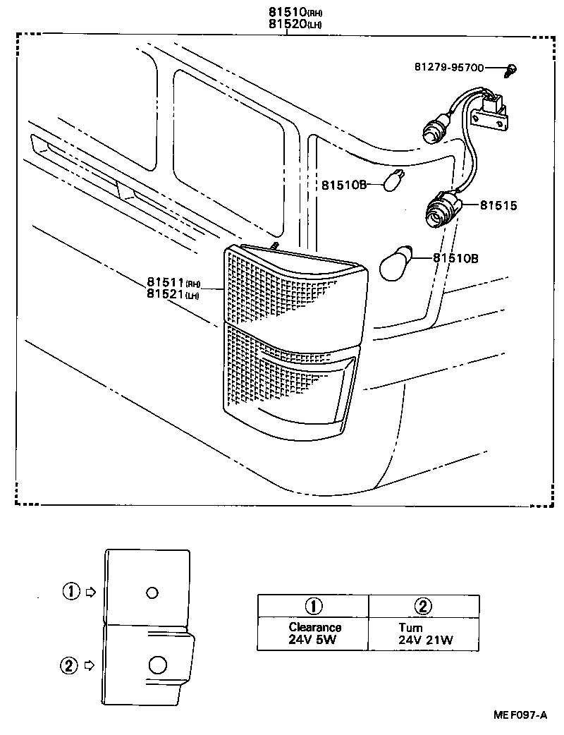 81510-39465 LAMP ASSY, FRONT TURN SIGNAL, RH product image