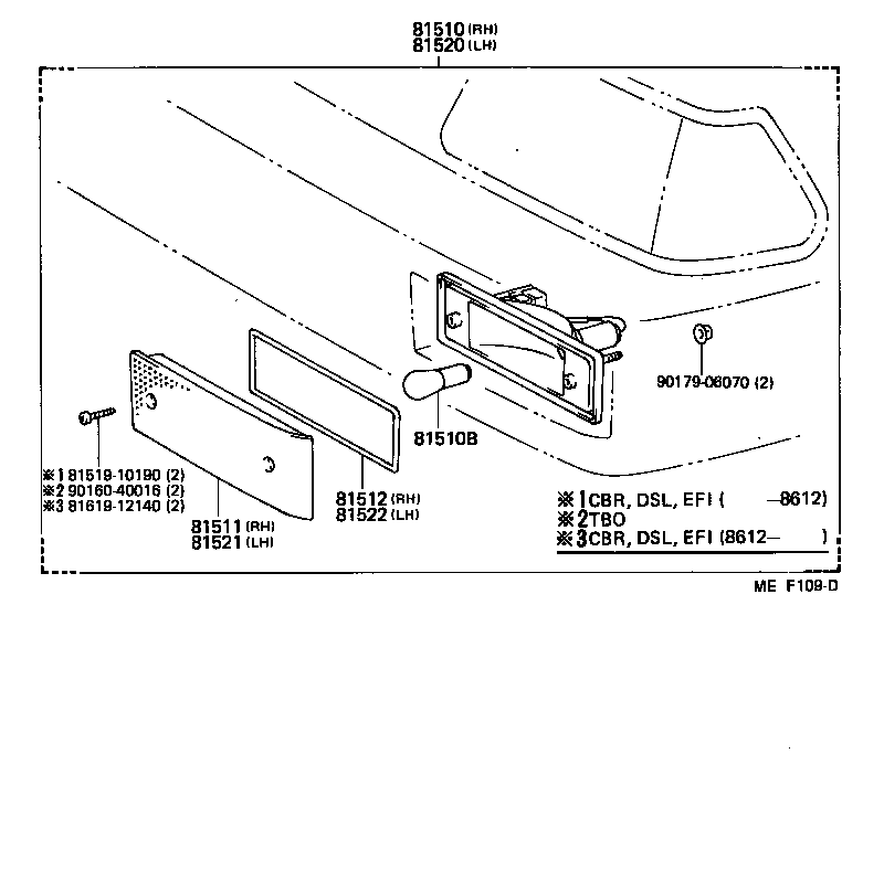 81510-80060 LAMP ASSY, FRONT TURN SIGNAL, RH product image