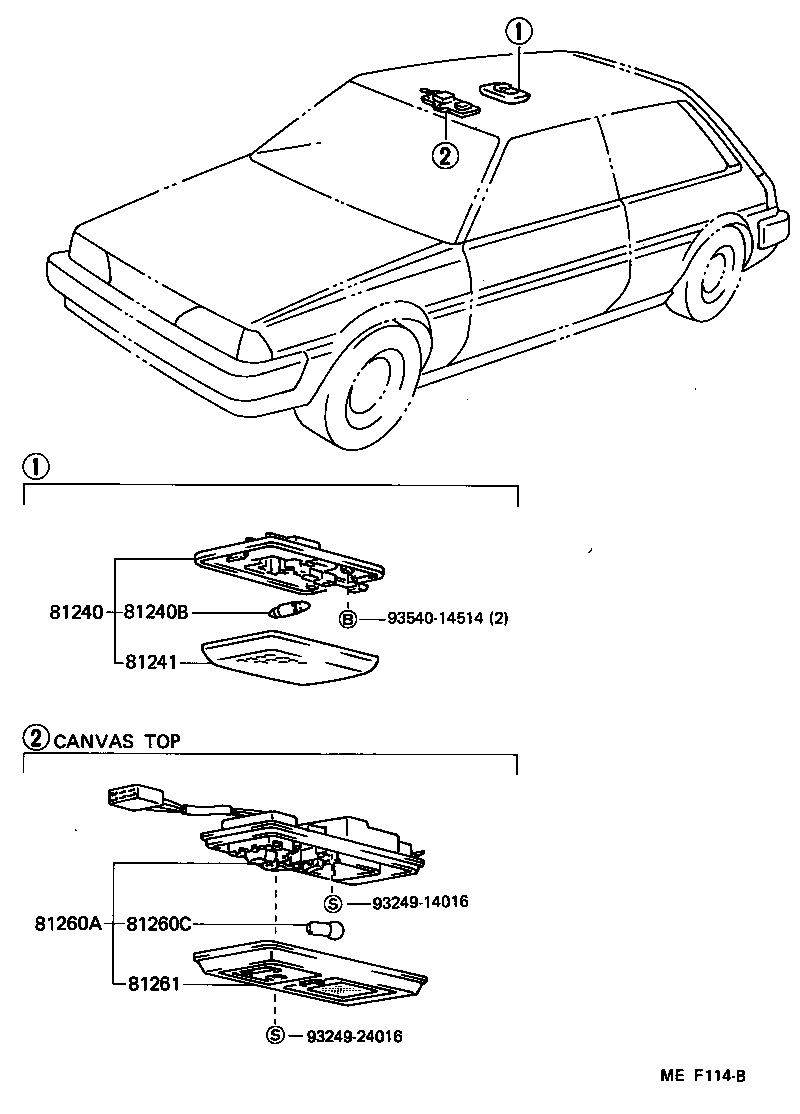 81260-10020-08 LAMP ASSY, MAP product image