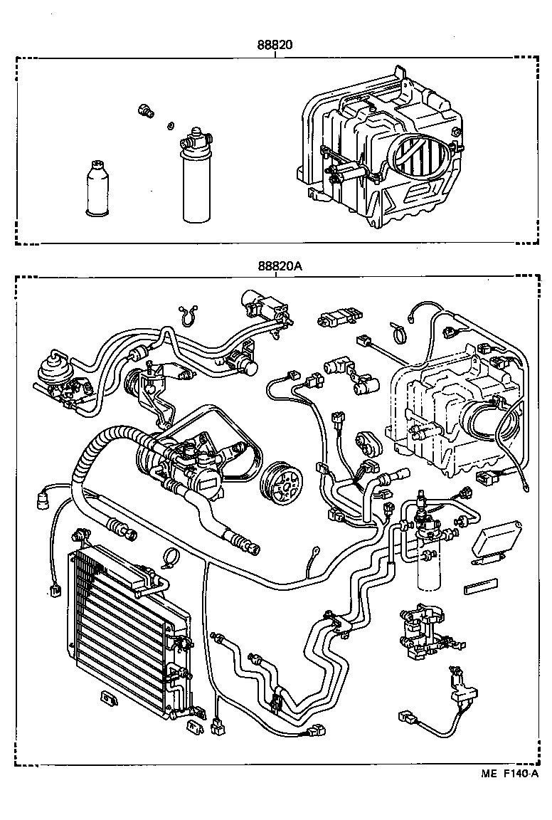 88860-10041 ACCESSORY ASSY, AUTOMATIC AIR CONDITIONER product image