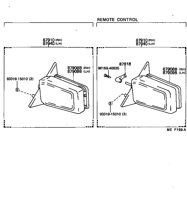 87828-10010 ABSORBER, INNER REAR VIEW MIRROR product image