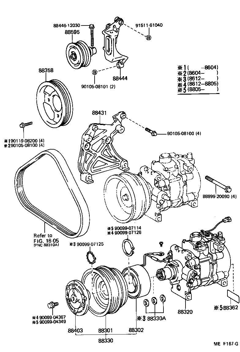 88444-10020 BRACKET, IDLE PULLEY product image