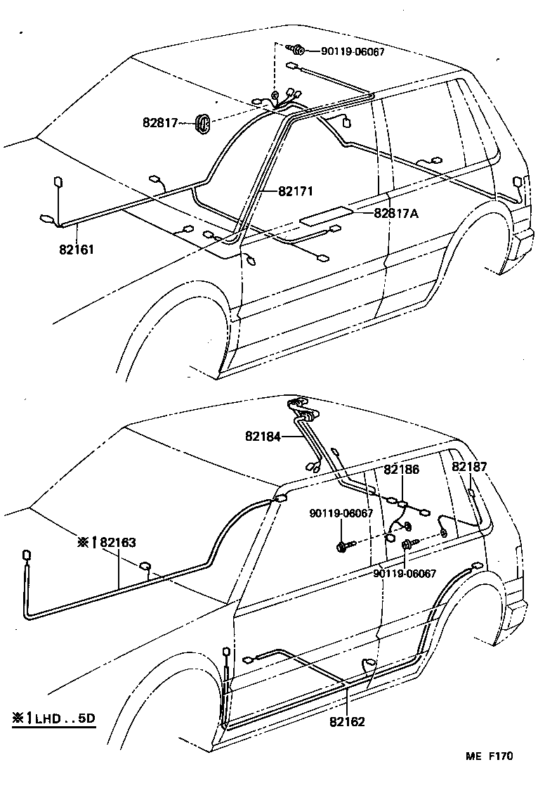 82121-10160 WIRE, ENGINE product image