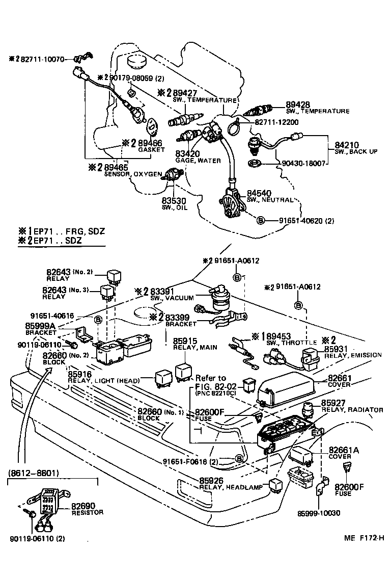 89466-20020 GASKET, OXYGEN SENSOR product image