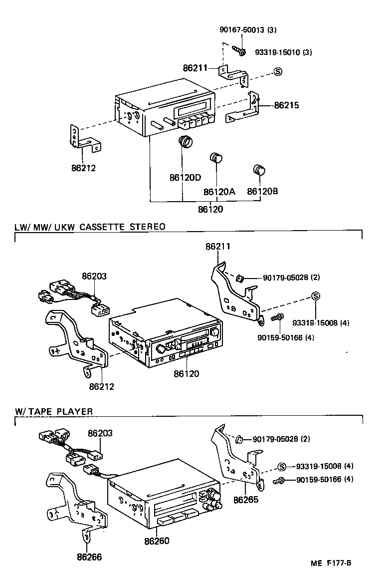 86120-32100 RECEIVER ASSY, RADIO product image