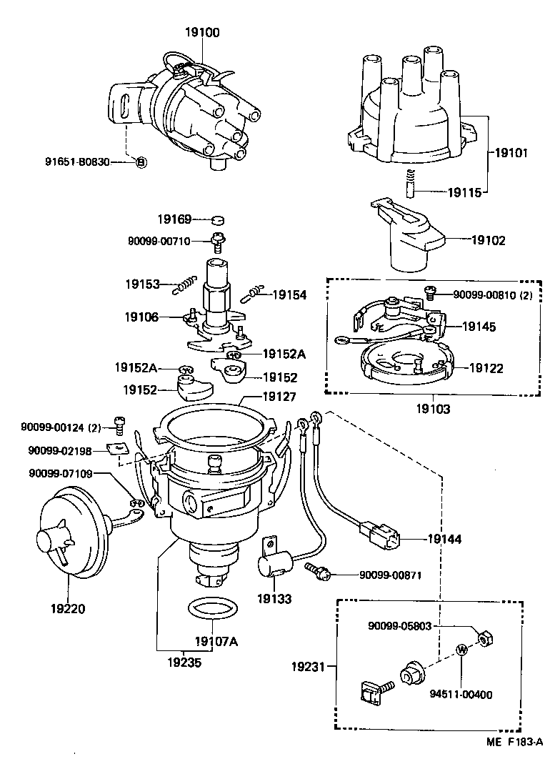 19100-10030 DISTRIBUTOR ASSY product image