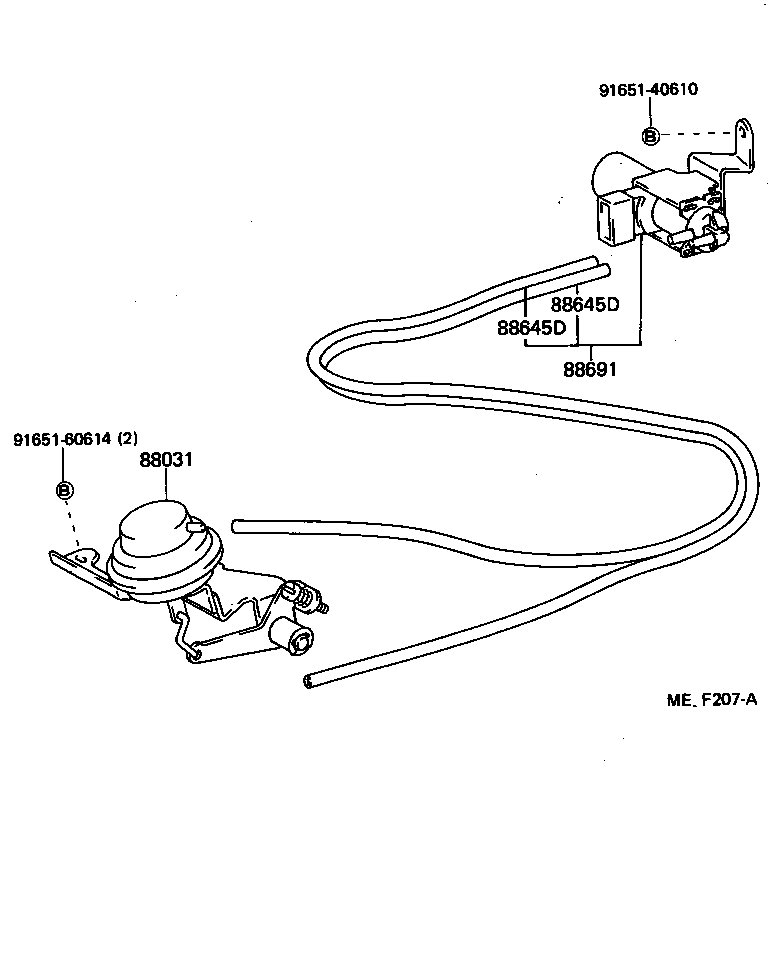 88031-10020 ACTUATOR SET, IDLE-UP product image