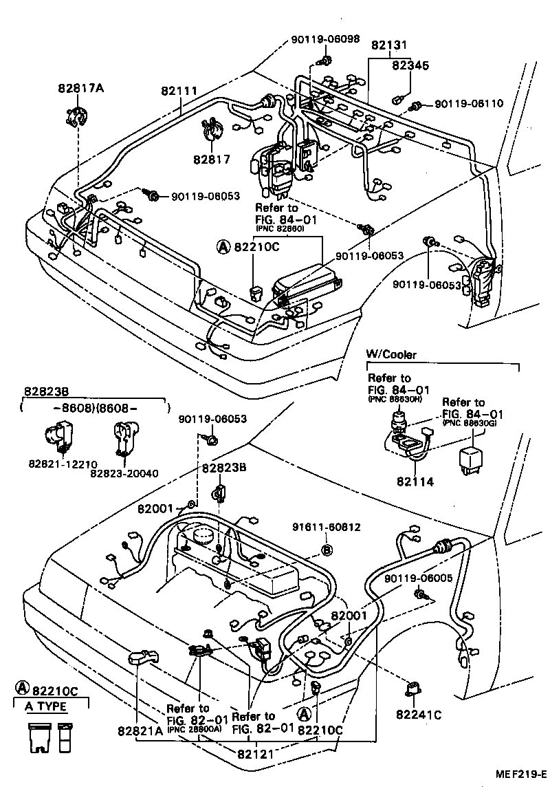 82121-12702 WIRE, ENGINE product image