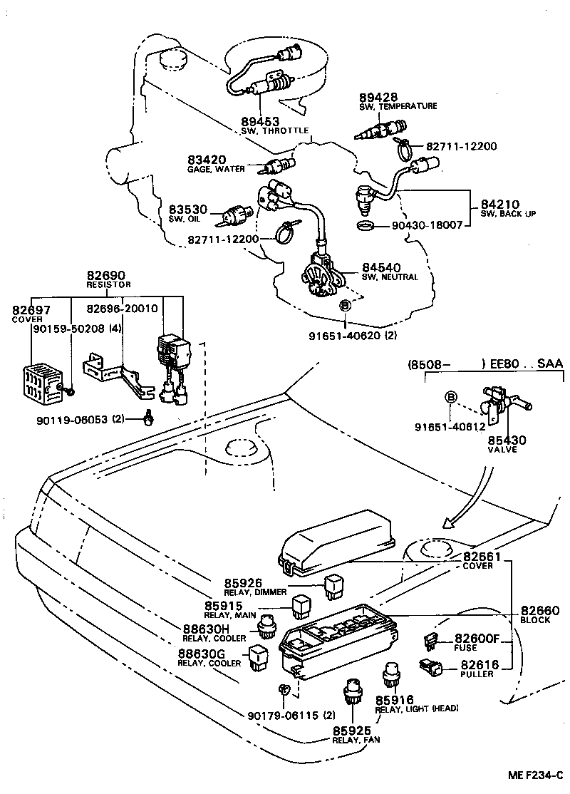 28624-64020 PLATE, CURRENT SENSOR product image